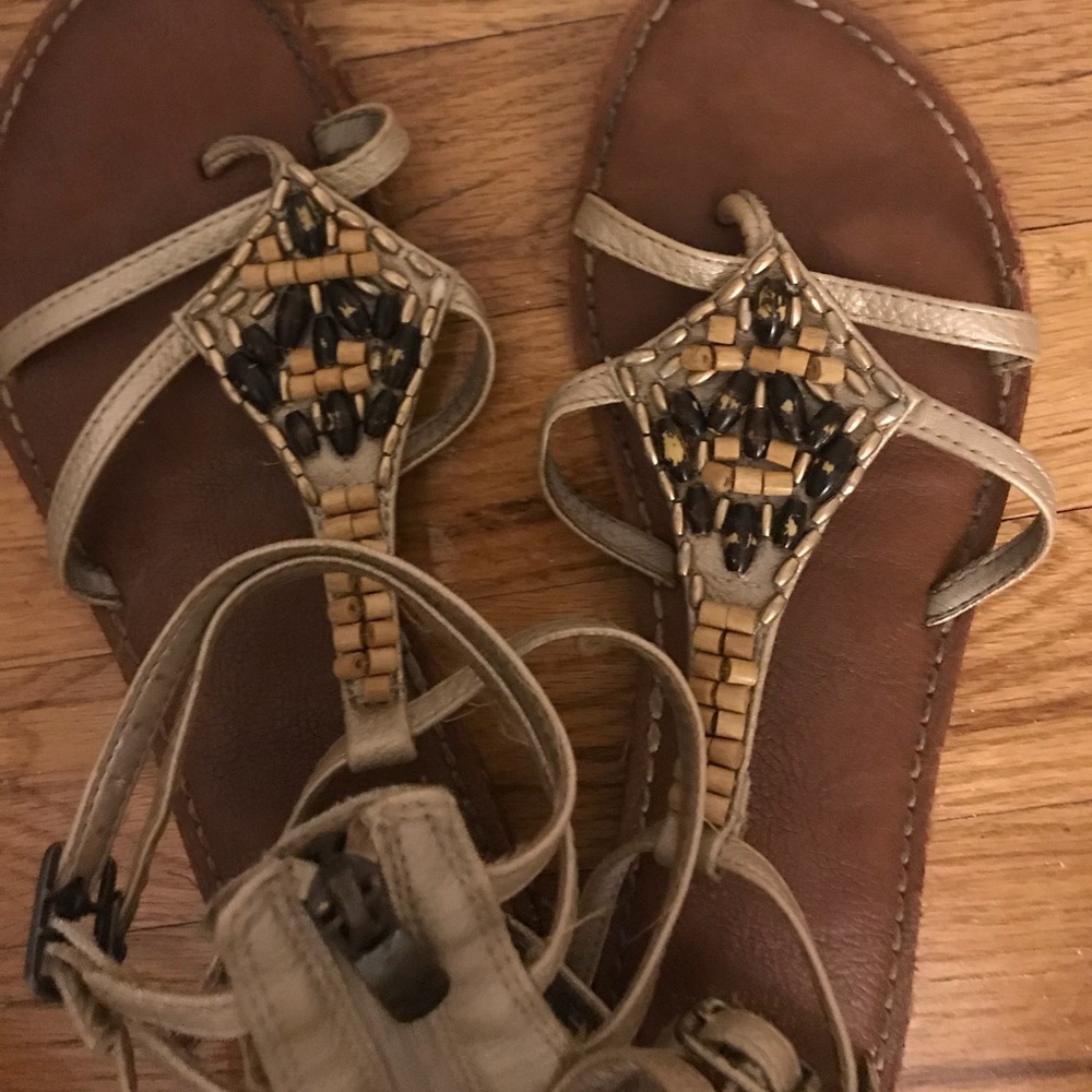 sam edelman/american eagle strappy sandals